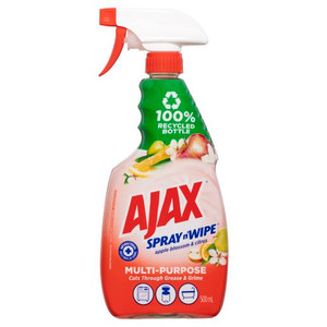AJAX SPRAY N WIPE APPLE BLOSSOM & CITRUS TRIGGER 500ML