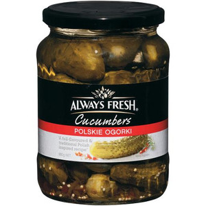 ALWAYS FRESH POLSKIE OGORKI CUCUMBERS 680GM
