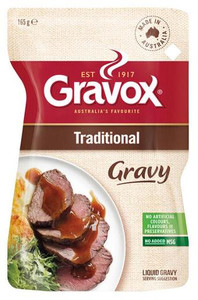 GRAVOX GRAVY LIQUID TRADITIONAL 165GM