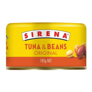 SIRENA TUNA WITH BEANS BOXED WITH SPORK 185GM
