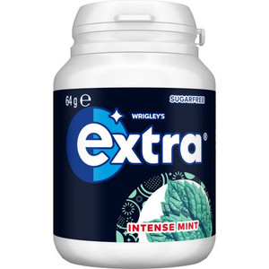 WRIGLEYS EXTRA INTENSE MINT BOTTLE 64GM