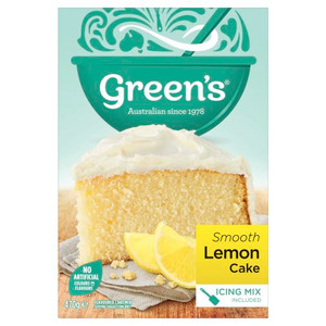 GREENS TRADITIONAL LEMON CAKE MIX 470GM