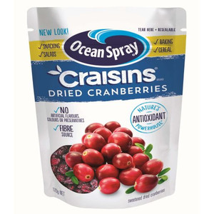 OCEAN SPRAY CRAISINS ORIGINAL DIRED CRANBERRIES 170GM
