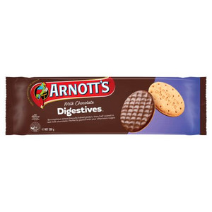 ARNOTTS CHOCOLATE DIGESTIVES MILK BISCUITS 200GM (Carton of 20) 146920