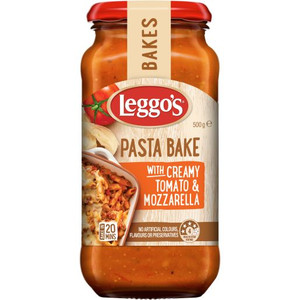 LEGGOS CREAMY TOMATO & MOZZARELLA PASTA BAKE 500GM