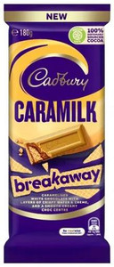 CADBURY CARAMILK BREAKAWAY TABLET 180GM