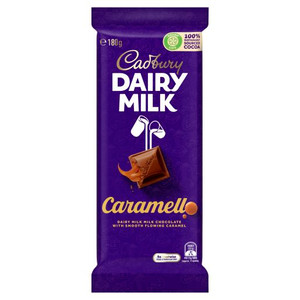 CADBURY DAIRY MILK CARAMELLO CHOCOLATE 180GM