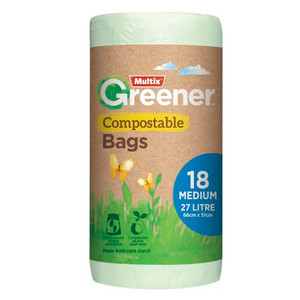 MULTIX MEDIUM COMPOSTABLE T/BAGS 18S