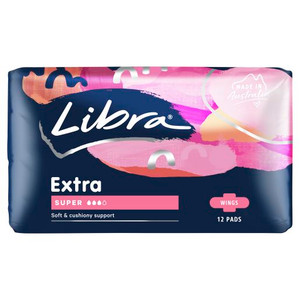 LIBRA EXTRA SUPER PADS 12S