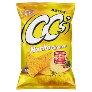 CC'S NACHO CHEESE CORN CHIPS 175GM