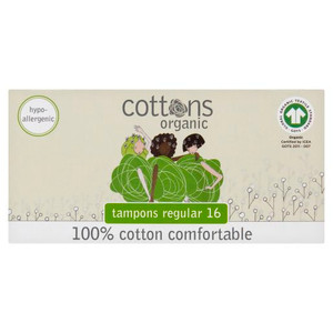 COTTONS 100% REGULAR TAMPONS 16S