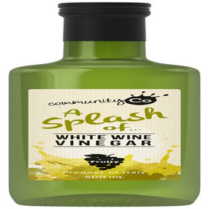 COMMUNITY CO WHITE WINE VINEGAR 500ML