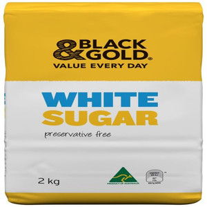 BLACK & GOLD SUGAR WHITE 2KG