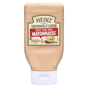 HNZ MAYO PERI PERI SQZ 295ML