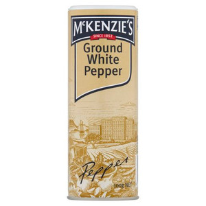 MCKENZIES GROUND WHITE PEPPER 100GM