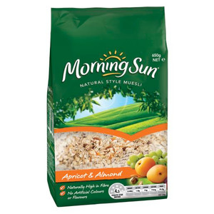 MORNING SUN APRICOT & ALMOND MUESLI