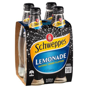SCHWEPPES LEMONADE 4 PACK 4X300ML