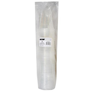 Capri Plastic Drinking Cups Clear 10 Oz/ 285ml, Pack of 50