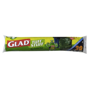 GLAD TUFF STUFF EXTRA GARBAGE BAG ROLL 20S