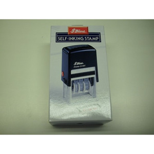 SHINY SELF INKING DATER STAMP S407 Entered