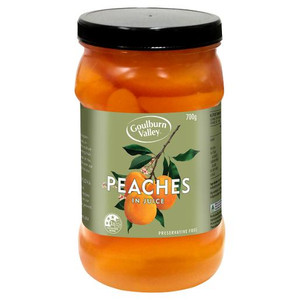 GOULBURN VALLEY SLICED PEACHES 700GM