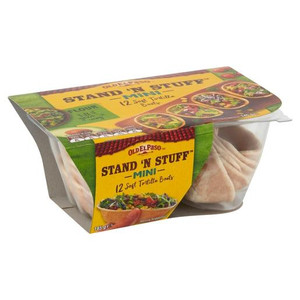 OLD EL PASO STAND N STUFF MINI WHOLE WHEAT TORTILLA 145GM