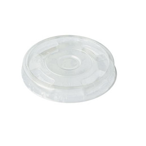 BIOPAK BIOCUP FLAT LIDS 100S