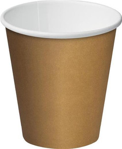 CAST AWAY BROWNKRAFT SINGLE WALL PAPER CUP (CA-SW8-BRN) 50S