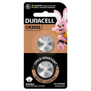 DURACELL CELL BUTTON BATTERIES 2032 2S