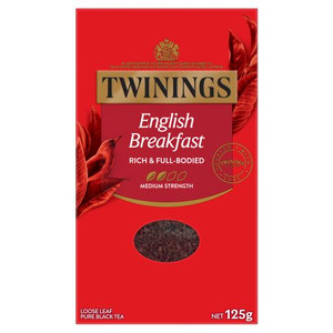 TWININGS ENGLISH BREAKFAST LOOSE TEA 125GM