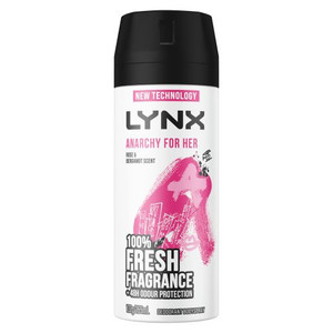 LYNX ANARCHY AEROSOL DEODORANT 250ML (Carton of 6)