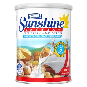SUNSHINE FULL CREAM INSTANT MILK 400GM