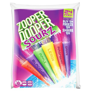 ZOOPER DOOPER SOURZ 24 TUBES 24X70ML