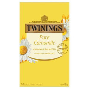 TWININGS CAMOMILE INFUSION TEA BAG 40S