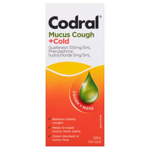 CODRAL RELIEF MUCUS COUGH & COLD 200ML