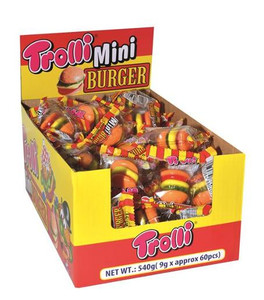 TROLLI MINI BURGER CANDY 9GM