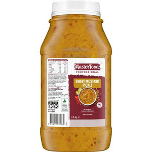 MASTERFOODS SWEET MUSTARD PICKLE RELISH 2.6KG