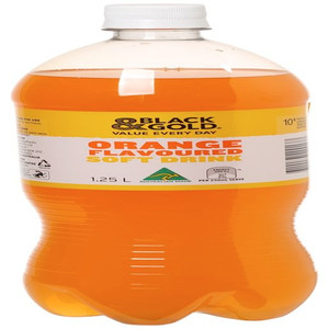 BLACK & GOLD ORANGE SOFT DRINK 1.25L (Carton of 12)