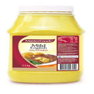 MASTERFOODS MILD ENGLISH MUSTARD 2.5KG
