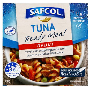 SAFCOL ITALIAN TUNA MEAL 110GM (Carton of 8)