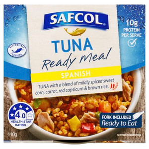 SAFCOL SPANISH TUNA MEAL 110GM (Carton of 8)