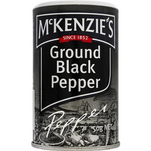 MCKEN PEPPER BLACK GROUND 50GM (Carton of 8)