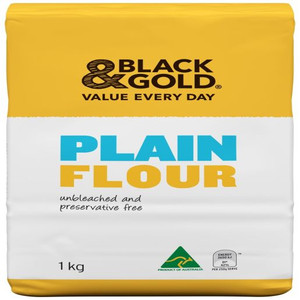 BLACK & GOLD PLAIN FLOUR 1KG (Carton of 12)