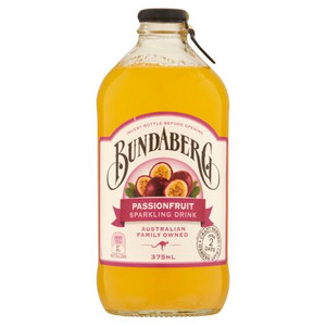 BUNDABERG PASSIONFRUIT SOFTDRINK 375ML (Carton of 12)