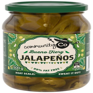 COMMUNITY CO JALAPENOS 500GM (Carton of 12)