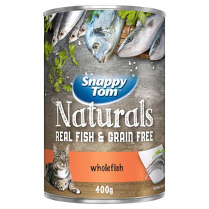 SNAPPY TOM WHOLE FISH AND SHRIMP 400GM (Carton of 12)