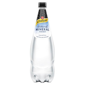 SCHWEPPES NATURAL MINERAL WATER 1.1L (Carton of 12)