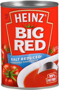 HEINZ SOUP BIG RED TOMATO SALT REDUCED 420GM (Carton of 12)