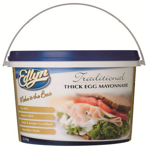 EDLYN MAYONNAISE TRADITIONAL EGG 2.2KG