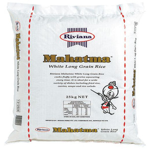 MAHATMA LONG GRAIN WHITE RICE 25KG